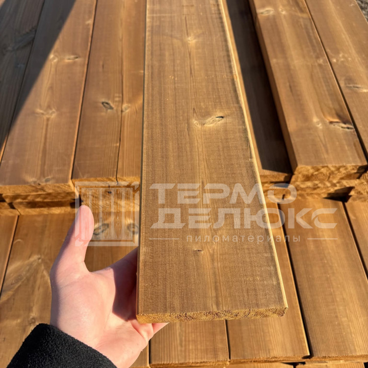 Палубная доска из термососны сорт AB 26x140 1