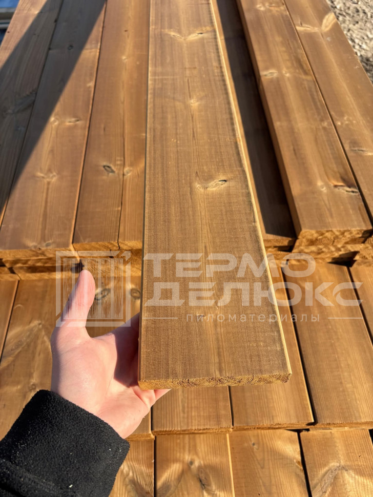 Палубная доска из термососны сорт AB 26x140